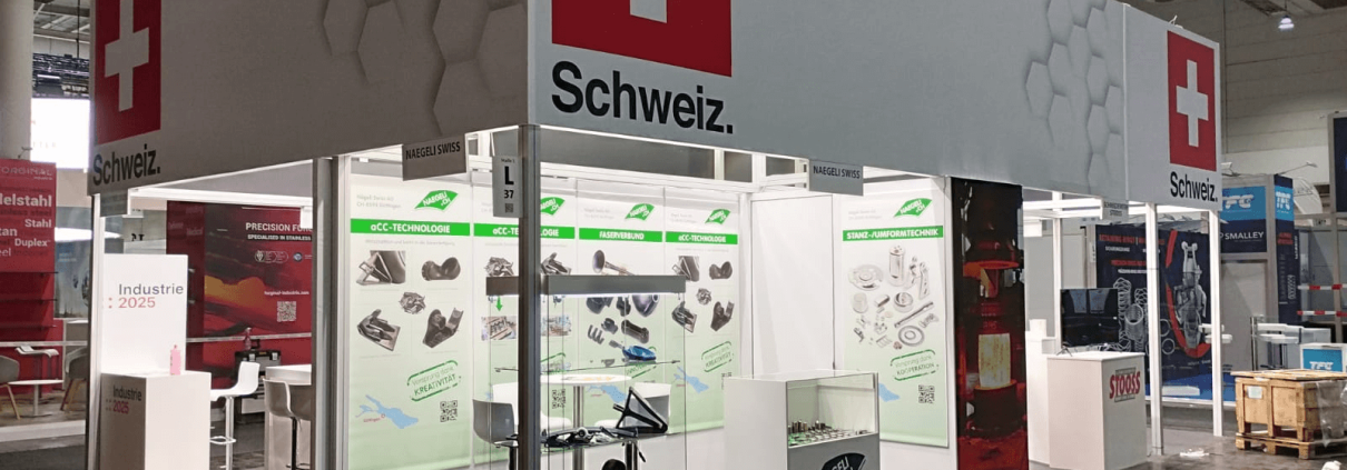 Стенд, который мы застроили на выставке HANNOVER MESSE 2023 в Германии.